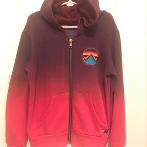Kids size 6 ombré Aviator Nation Hoodie